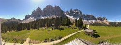 Archiv Foto Webcam Geislerspitzen - Blick von der Geisleralm 09:00