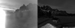 Archiv Foto Webcam Geislerspitzen - Blick von der Geisleralm 03:00