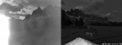 Archiv Foto Webcam Geislerspitzen - Blick von der Geisleralm 04:00