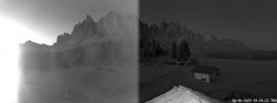 Archiv Foto Webcam Geislerspitzen - Blick von der Geisleralm 03:00