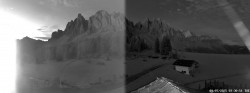 Archiv Foto Webcam Geislerspitzen - Blick von der Geisleralm 03:00