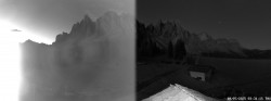 Archiv Foto Webcam Geislerspitzen - Blick von der Geisleralm 03:00