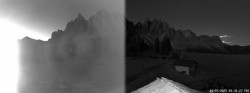 Archiv Foto Webcam Geislerspitzen - Blick von der Geisleralm 03:00