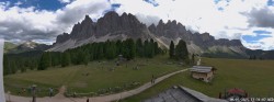 Archiv Foto Webcam Geislerspitzen - Blick von der Geisleralm 13:00