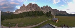 Archiv Foto Webcam Geislerspitzen - Blick von der Geisleralm 19:00