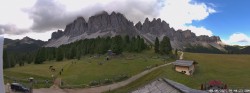 Archiv Foto Webcam Geislerspitzen - Blick von der Geisleralm 09:00