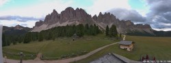 Archiv Foto Webcam Geislerspitzen - Blick von der Geisleralm 19:00