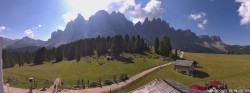 Archiv Foto Webcam Geislerspitzen - Blick von der Geisleralm 09:00