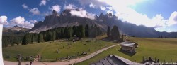 Archiv Foto Webcam Geislerspitzen - Blick von der Geisleralm 13:00
