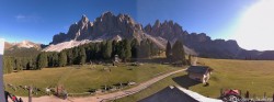 Archiv Foto Webcam Geislerspitzen - Blick von der Geisleralm 15:00