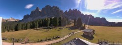 Archiv Foto Webcam Geislerspitzen - Blick von der Geisleralm 13:00