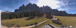 Archiv Foto Webcam Geislerspitzen - Blick von der Geisleralm 11:00
