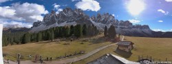 Archiv Foto Webcam Geislerspitzen - Blick von der Geisleralm 13:00