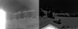 Archived image Webcam Mountain Hut Geisleralm - View to Geislerspitzen 23:00