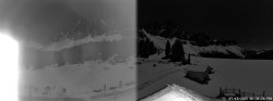 Archived image Webcam Mountain Hut Geisleralm - View to Geislerspitzen 01:00