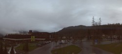 Archived image Webcam Ehrwald: Base Station Tiroler Zugspitzbahn 05:00