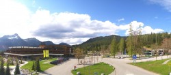 Archiv Foto Webcam Tiroler Zugspitzbahn: Talstation in Ehrwald 15:00