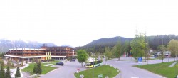 Archiv Foto Webcam Tiroler Zugspitzbahn: Talstation in Ehrwald 05:00