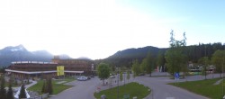 Archiv Foto Webcam Tiroler Zugspitzbahn: Talstation in Ehrwald 19:00