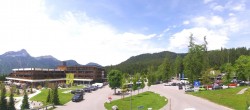 Archiv Foto Webcam Tiroler Zugspitzbahn: Talstation in Ehrwald 13:00