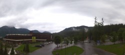 Archiv Foto Webcam Tiroler Zugspitzbahn: Talstation in Ehrwald 05:00