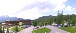 Archiv Foto Webcam Tiroler Zugspitzbahn: Talstation in Ehrwald 13:00