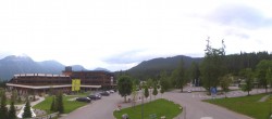 Archiv Foto Webcam Tiroler Zugspitzbahn: Talstation in Ehrwald 19:00