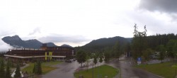 Archiv Foto Webcam Tiroler Zugspitzbahn: Talstation in Ehrwald 19:00