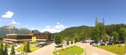 Archiv Foto Webcam Tiroler Zugspitzbahn: Talstation in Ehrwald 11:00