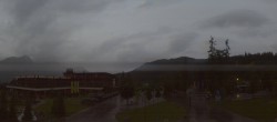 Archived image Webcam Ehrwald: Base Station Tiroler Zugspitzbahn 19:00