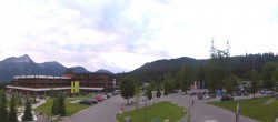 Archiv Foto Webcam Tiroler Zugspitzbahn: Talstation in Ehrwald 19:00