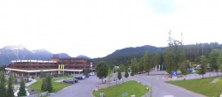 Archiv Foto Webcam Tiroler Zugspitzbahn: Talstation in Ehrwald 05:00