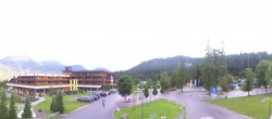 Archiv Foto Webcam Tiroler Zugspitzbahn: Talstation in Ehrwald 05:00
