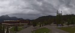 Archiv Foto Webcam Tiroler Zugspitzbahn: Talstation in Ehrwald 05:00