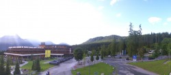 Archiv Foto Webcam Tiroler Zugspitzbahn: Talstation in Ehrwald 17:00