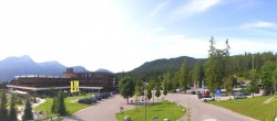 Archiv Foto Webcam Tiroler Zugspitzbahn: Talstation in Ehrwald 15:00