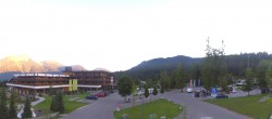 Archiv Foto Webcam Tiroler Zugspitzbahn: Talstation in Ehrwald 05:00
