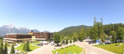 Archiv Foto Webcam Tiroler Zugspitzbahn: Talstation in Ehrwald 11:00