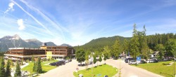 Archiv Foto Webcam Tiroler Zugspitzbahn: Talstation in Ehrwald 11:00