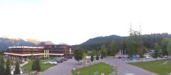 Archiv Foto Webcam Tiroler Zugspitzbahn: Talstation in Ehrwald 04:00