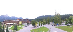 Archived image Webcam Ehrwald: Base Station Tiroler Zugspitzbahn 09:00