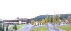 Archived image Webcam Ehrwald: Base Station Tiroler Zugspitzbahn 09:00
