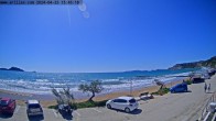 Archiv Foto Webcam Korfu - Blick auf den Strand bei Arillas 13:00