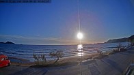 Archiv Foto Webcam Korfu - Blick auf den Strand bei Arillas 17:00