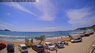 Archiv Foto Webcam Korfu - Blick auf den Strand bei Arillas 13:00