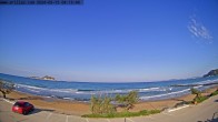Archiv Foto Webcam Korfu - Blick auf den Strand bei Arillas 06:00