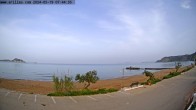 Archiv Foto Webcam Korfu - Blick auf den Strand bei Arillas 05:00