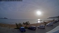 Archiv Foto Webcam Korfu - Blick auf den Strand bei Arillas 17:00