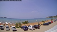 Archiv Foto Webcam Korfu - Blick auf den Strand bei Arillas 11:00