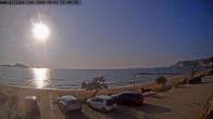 Archived image Webcam Corfu - Arillas Beach 13:00